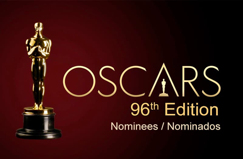 Nominados a la edición 96 de los Oscars