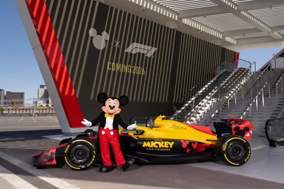 Se alía Fórmula 1 con Disney para crear experiencias