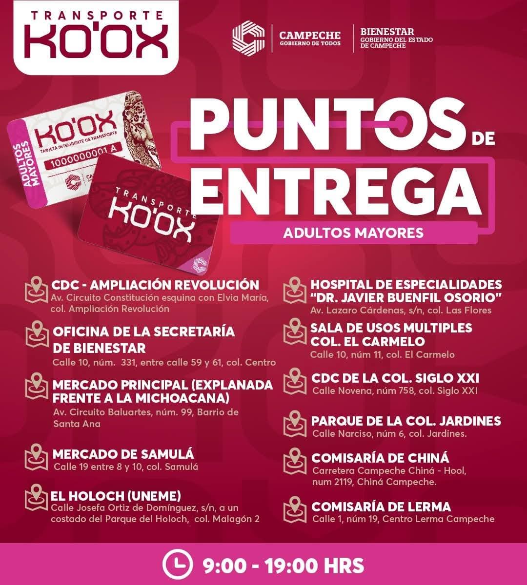 En Campeche apoyarán transporte de adultos mayores y discapacitados 