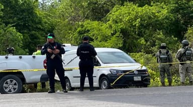 ImagenTriple ejecución de taxistas en Playa del Carmen