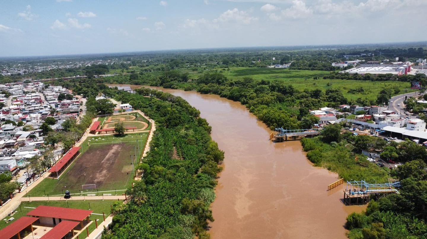 Turbiedad en el río Grijalva deja sin agua a Villahermosa