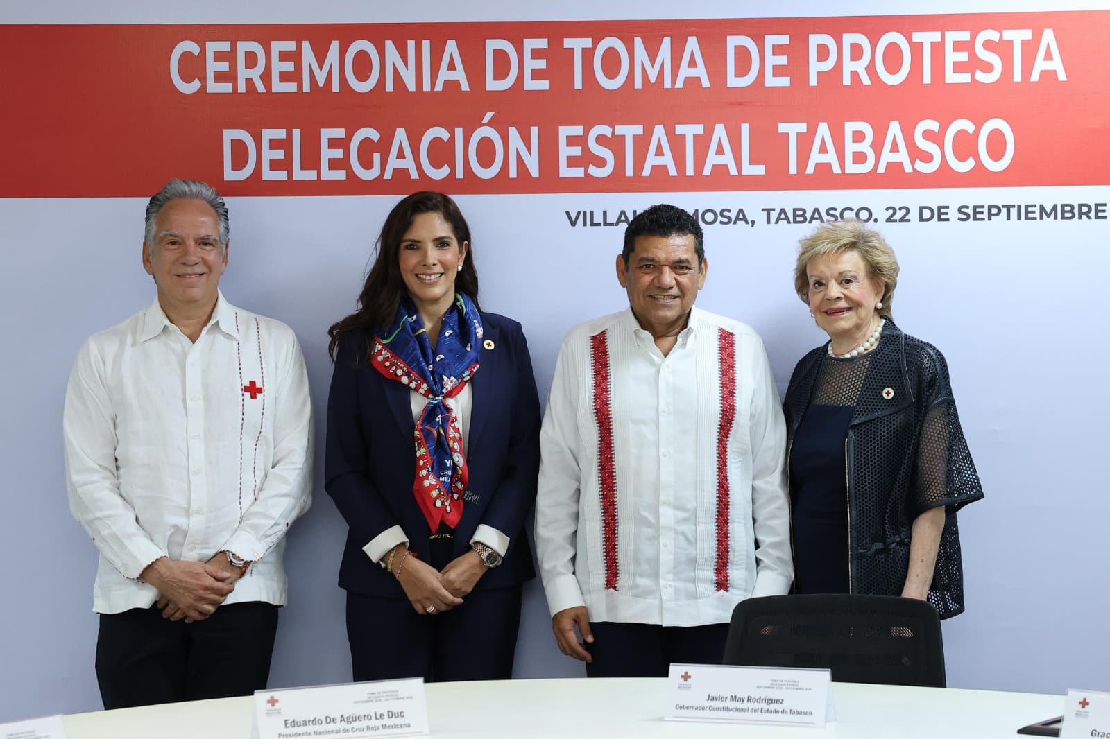 Gladys Sala del Rivero asume la delegación de la Cruz Roja en Tabasco