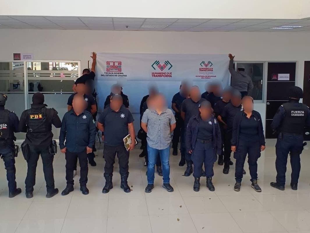 Desmantelan banda en Chiapas, 78 detenidos
