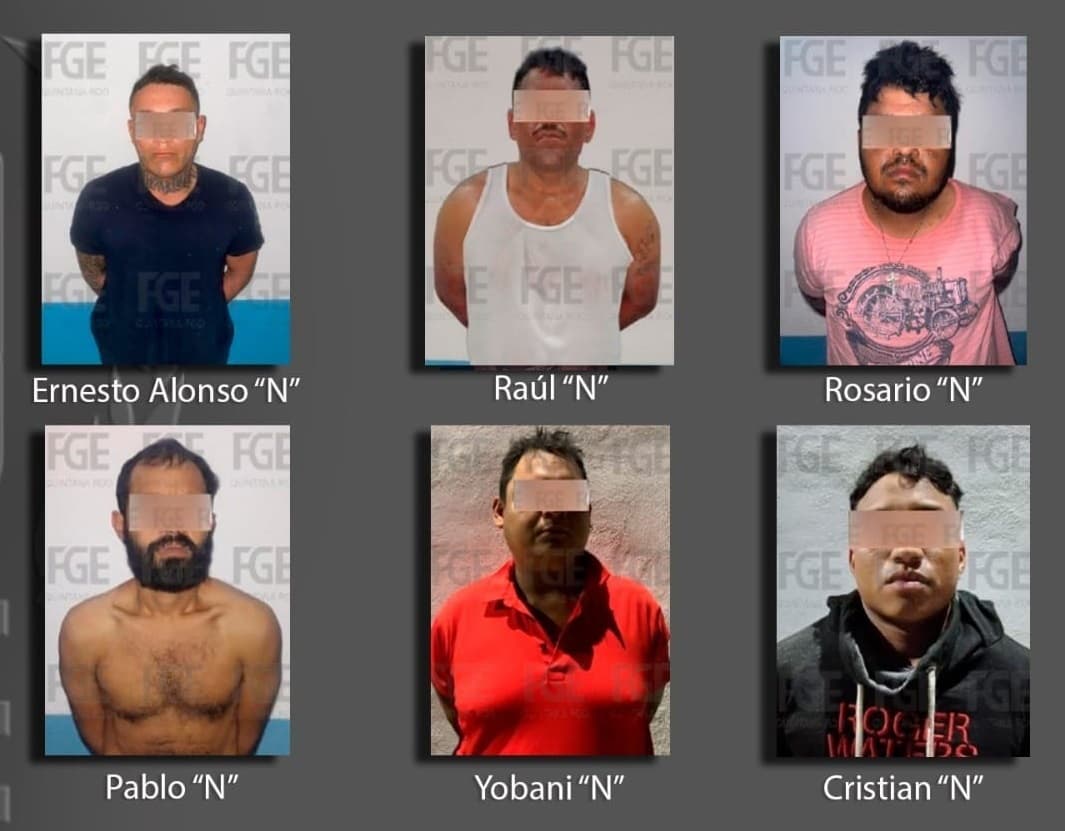 Vinculan a proceso a 6 sicarios por multihomicidio en Cancún