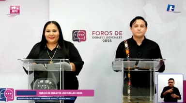 ImagenEn debate judicial, llaman candidatos a votar el 1 de junio