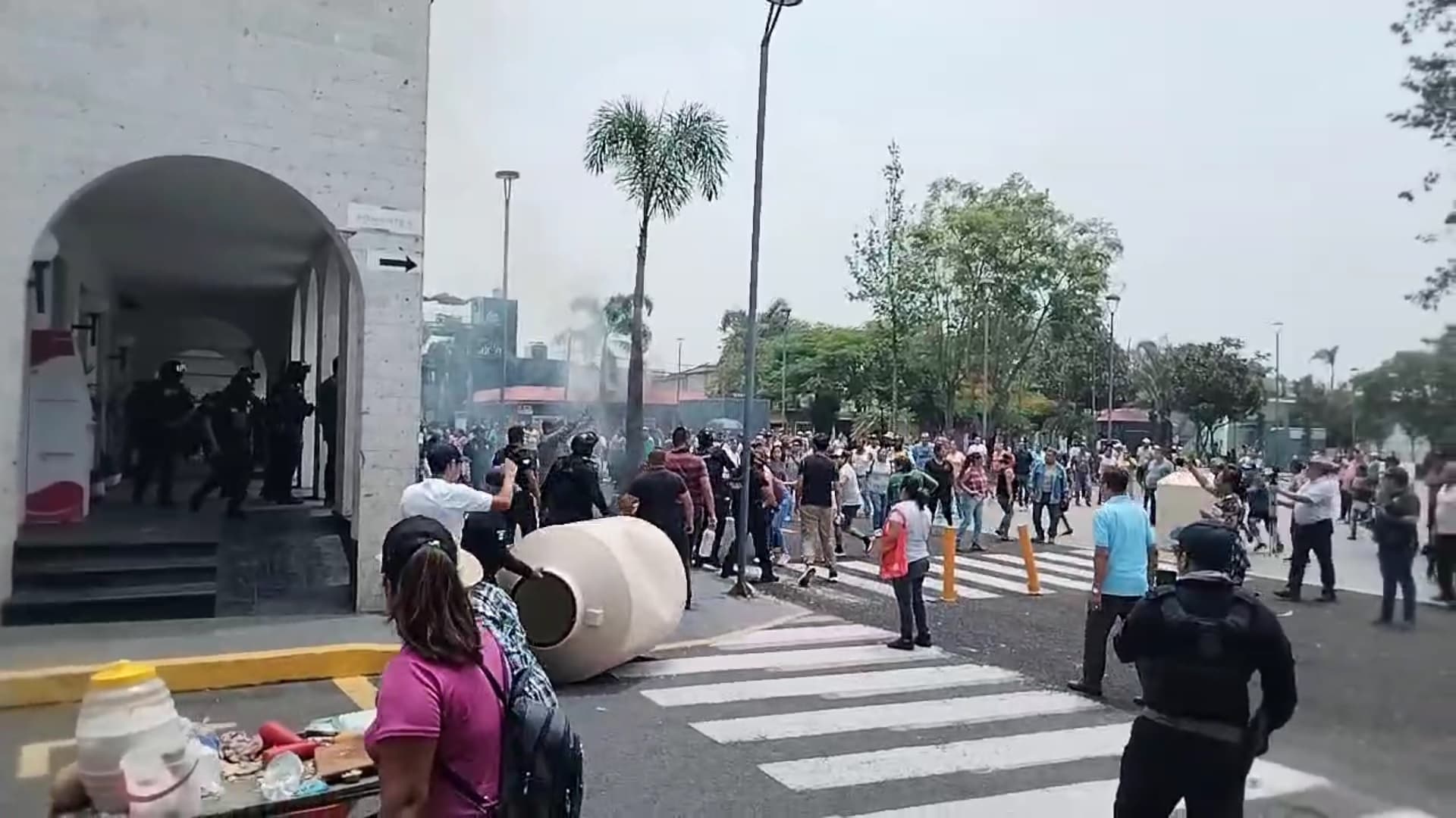 Desalojo por falta de agua en Ixtaczoquitlán