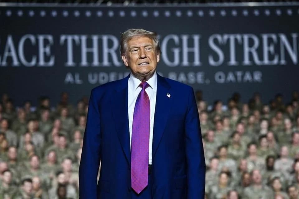 Afirma Trump que Israel e Irán acordaron alto al fuego