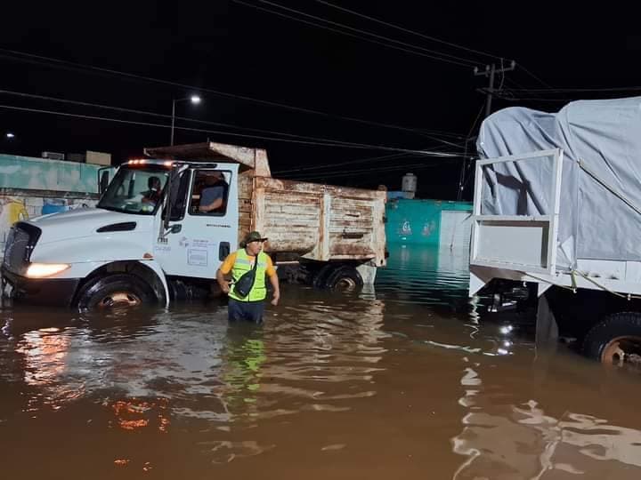 Inundaciones en Bacabchén 