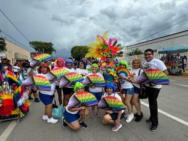 ImagenLluvia no detuvo la marcha LGBTQ+ en Campeche