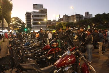 ImagenProtestan motociclistas de Tuxtla Gutiérrez