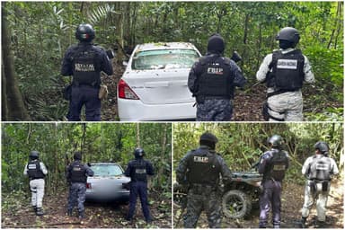 ImagenEn operativo asegura tres vehículos en Ocosingo