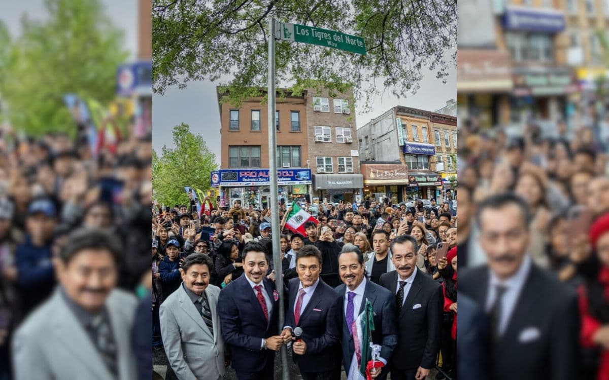 Nombran calle en NY en honor a Tigres del Norte