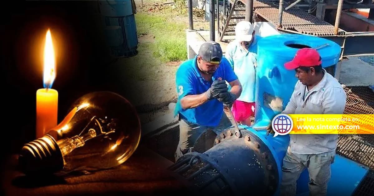 “Apagones” afectan suministro de agua en Centro 