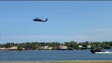 ImagenEntra en operaciones el helicóptero Black Hawk en Chiapas