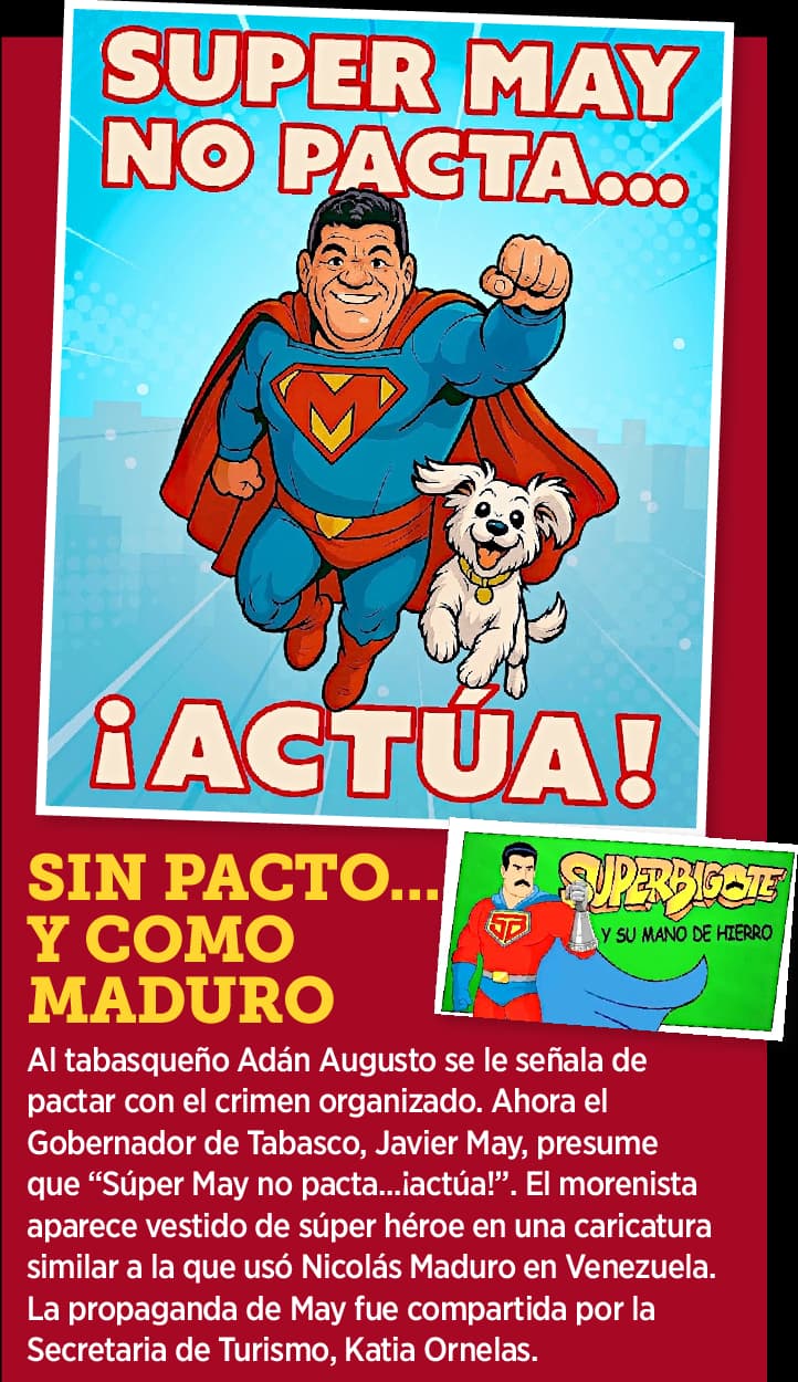 Lanza May campaña estilo ¡Maduro! 