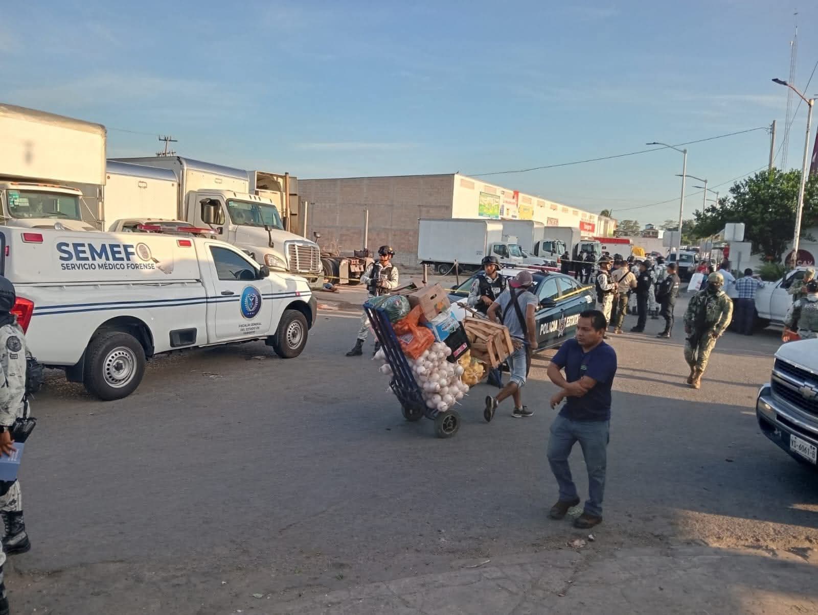 Ataque armado en Central de Abasto de Villahermosa