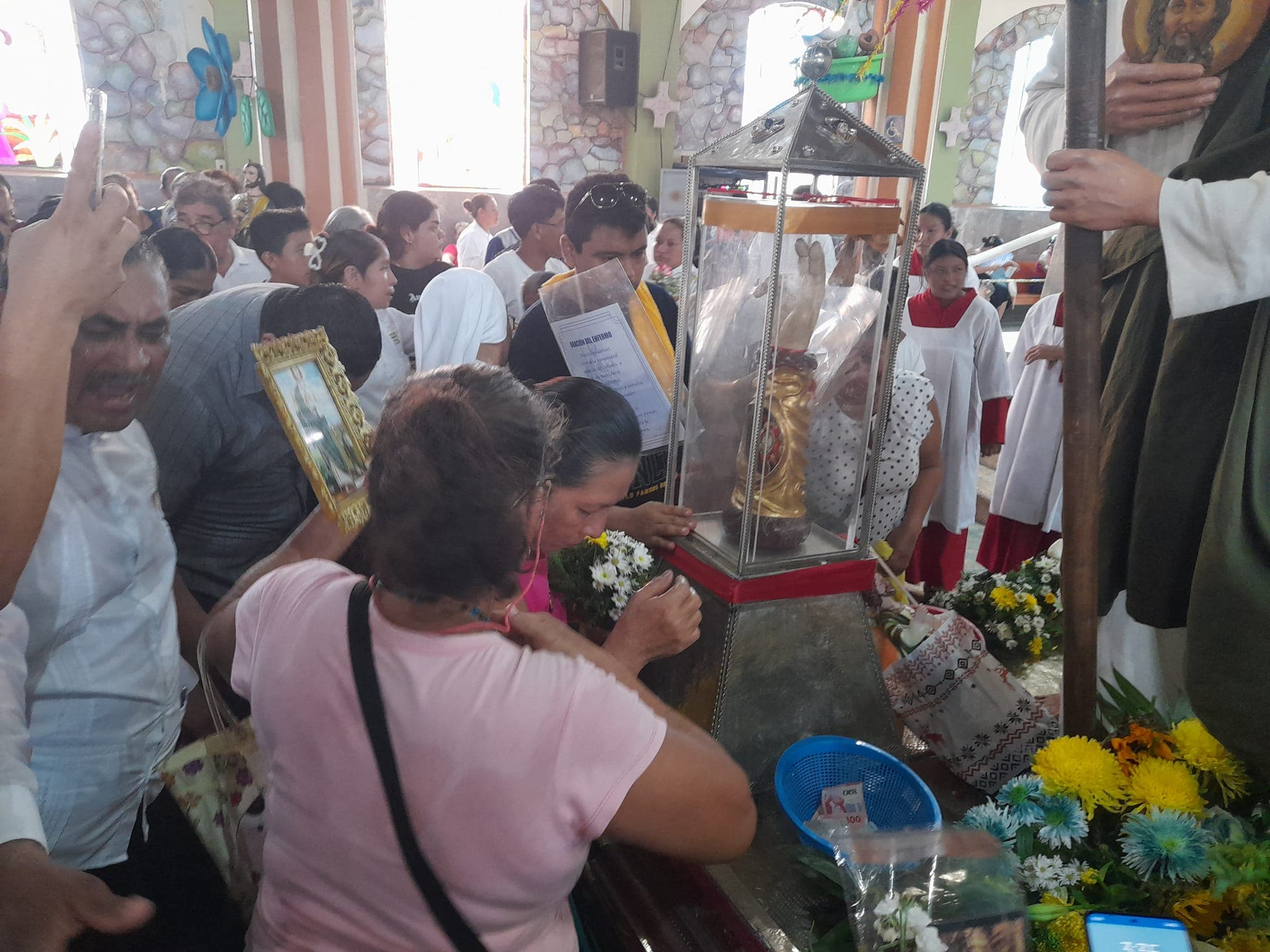 Despedida emotiva de las Reliquias de San Judas Tadeo en Cupilco