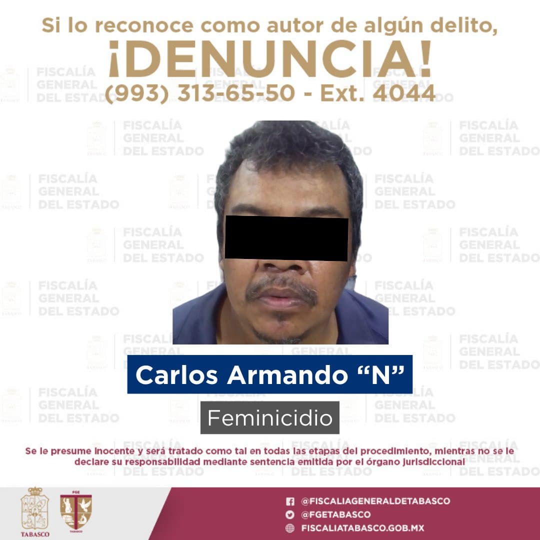 Detienen a presunto feminicida