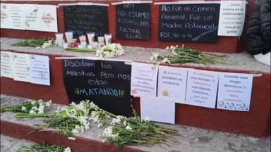 ImagenColectivos feministas se manifiestan ante ola de feminicidios en Chiapas