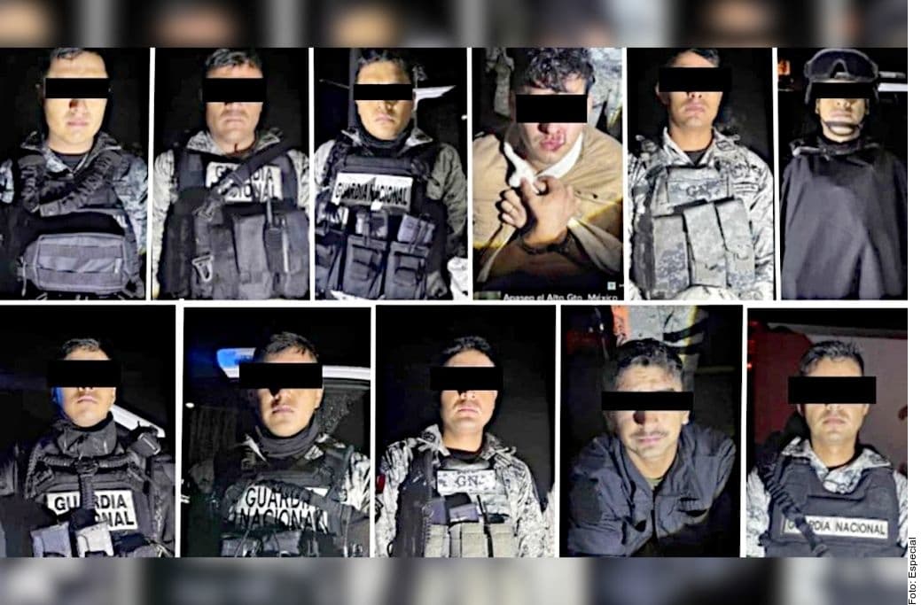 Caen 11 de Guardia Nacional con huachicol 