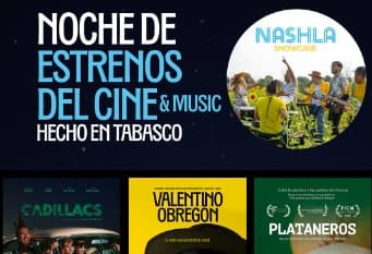 Cine y Rock hecho en Tabasco llega en Noches de estreno