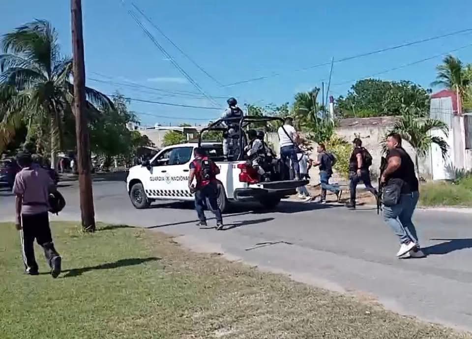 Se enfrentan autoridades y criminales en Chetumal 