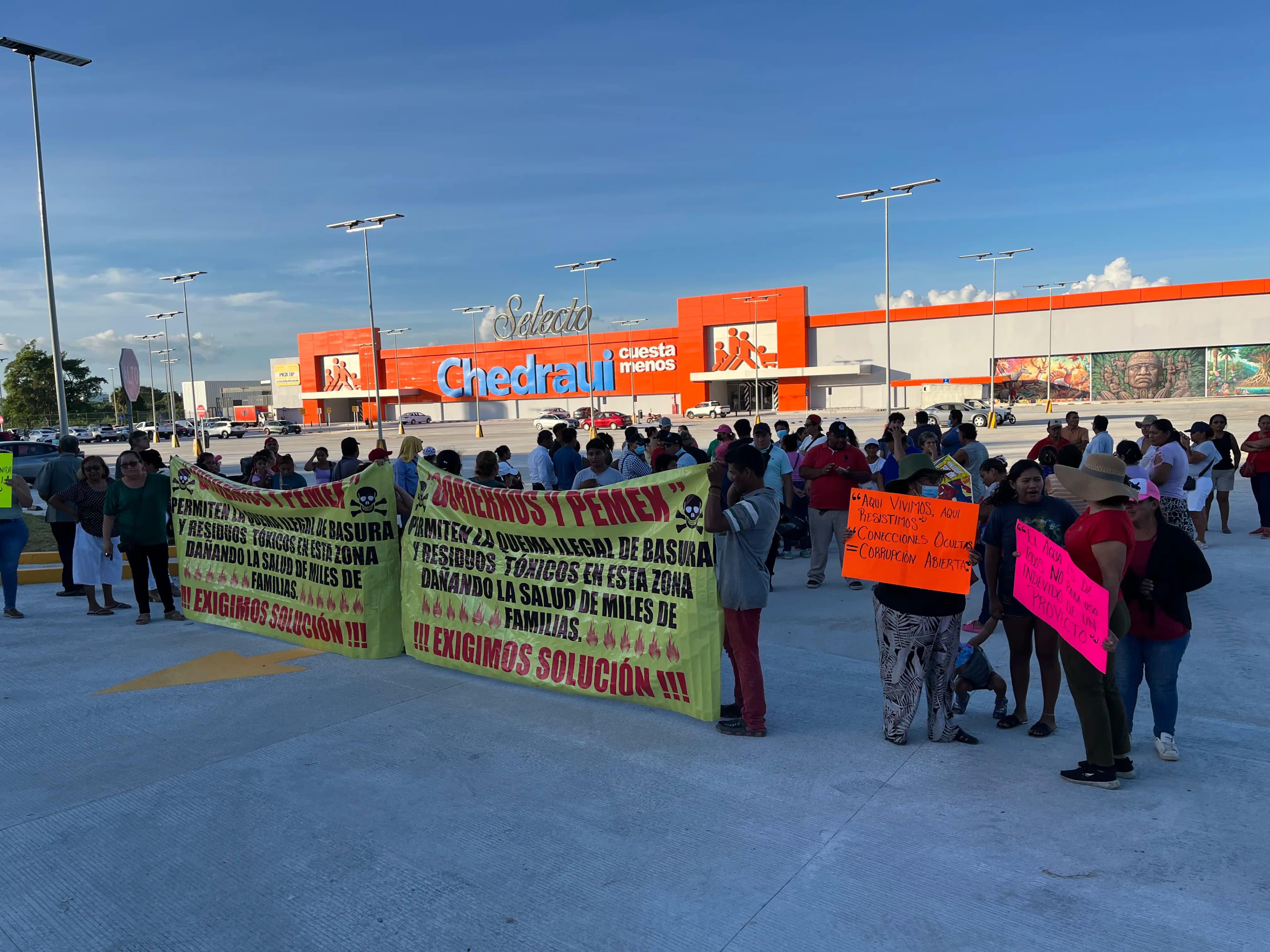 Inconforma a comunidad nuevo Chedrau "Fifí", inundará de aguas residuales