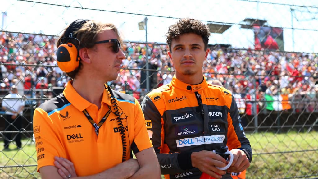 Le deja Lando Norris recado a Checo Pérez 