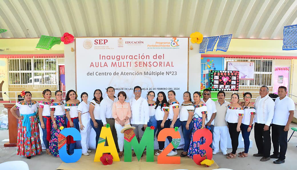 Inauguran aula de estimulación sensorial