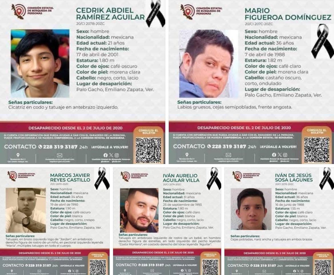 Localizan cuerpos de jóvenes desaparecidos desde 2020 en Veracruz 