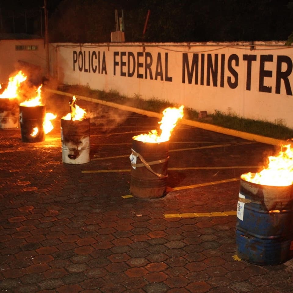 FGR incinera más de 200 kilos de droga 