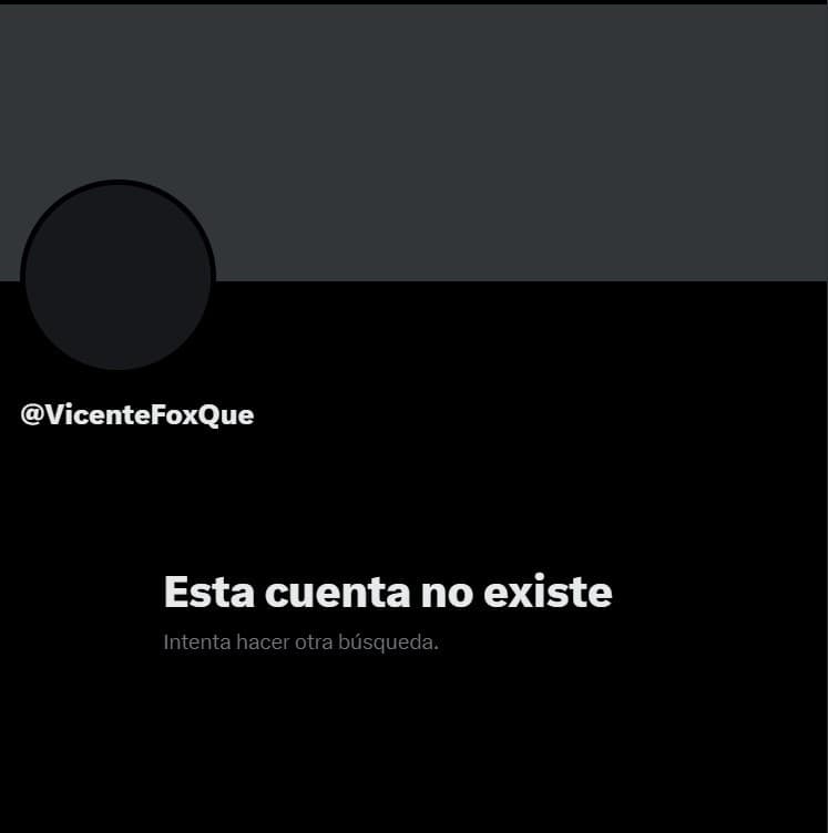 Eliminan cuenta de Vicente Fox en red social X