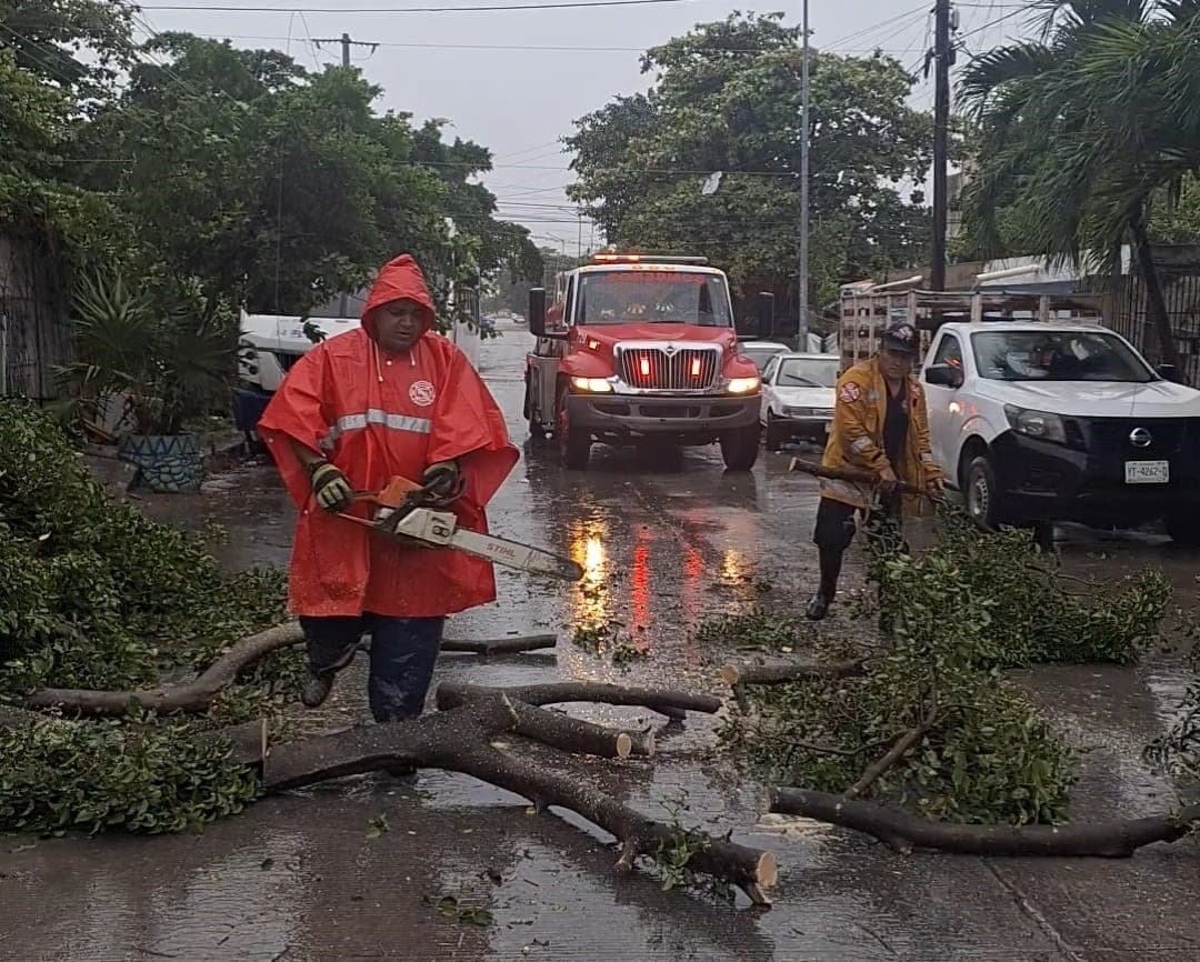 Activan “Operativo Tormenta” en Playa del Carmen