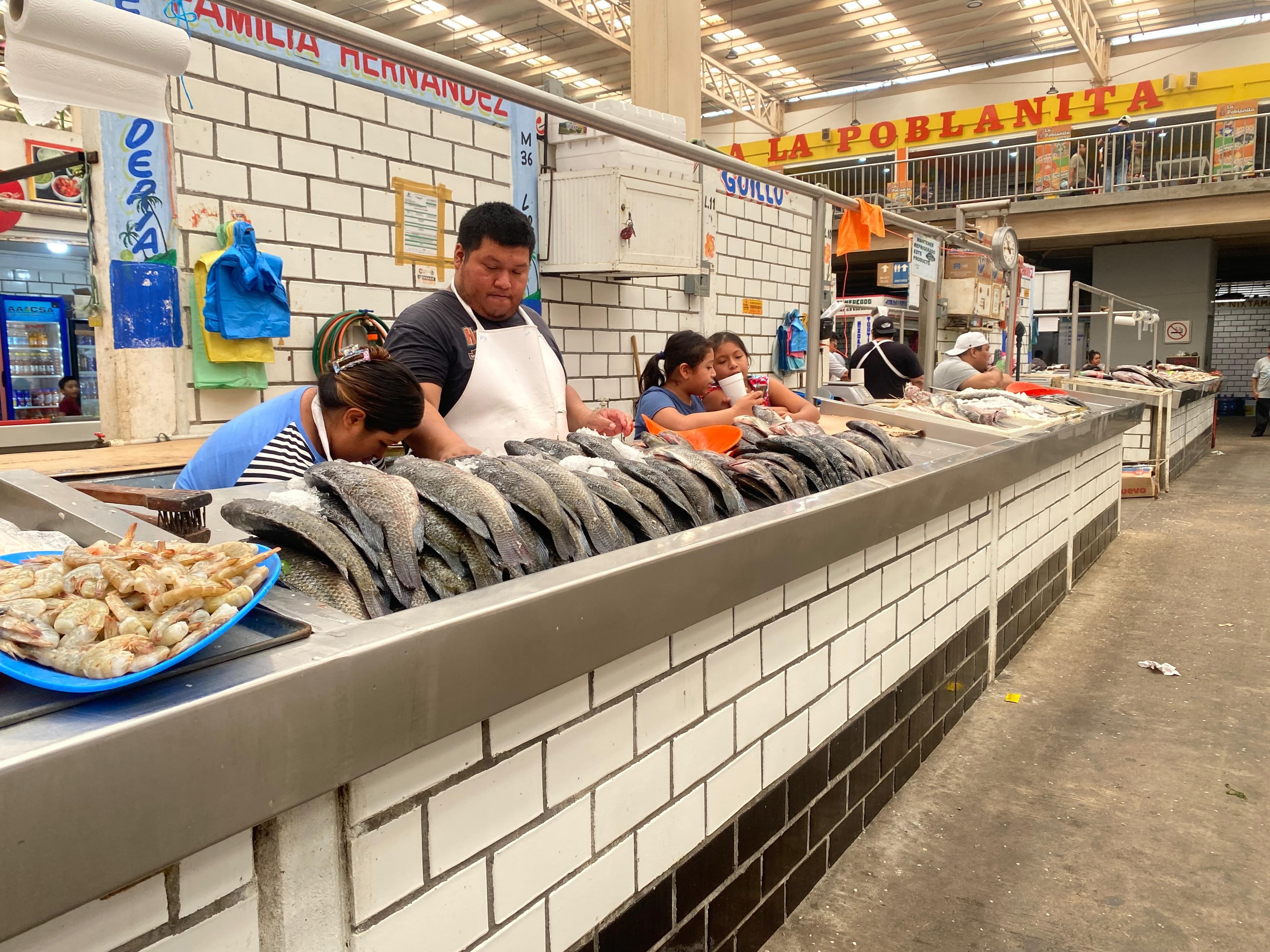 Cae venta de productos del mar por temporada vacacional en Tabasco