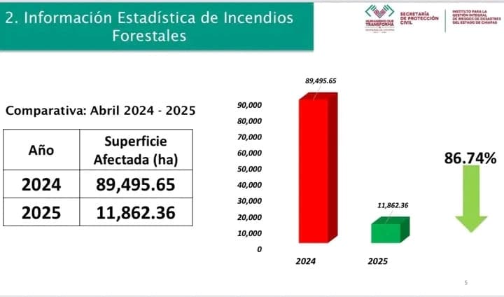 Se extienden incendios forestales en Chiapas a 11 mil hectáreas