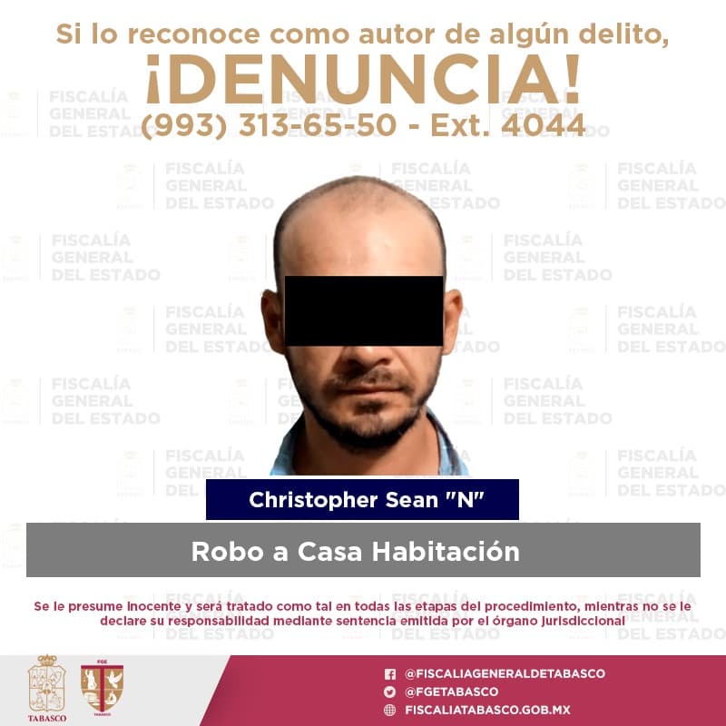 FGE detiene a 5 personas en diversos municipios