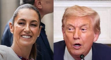 ImagenSheinbaum tiene miedo a cárteles: Trump