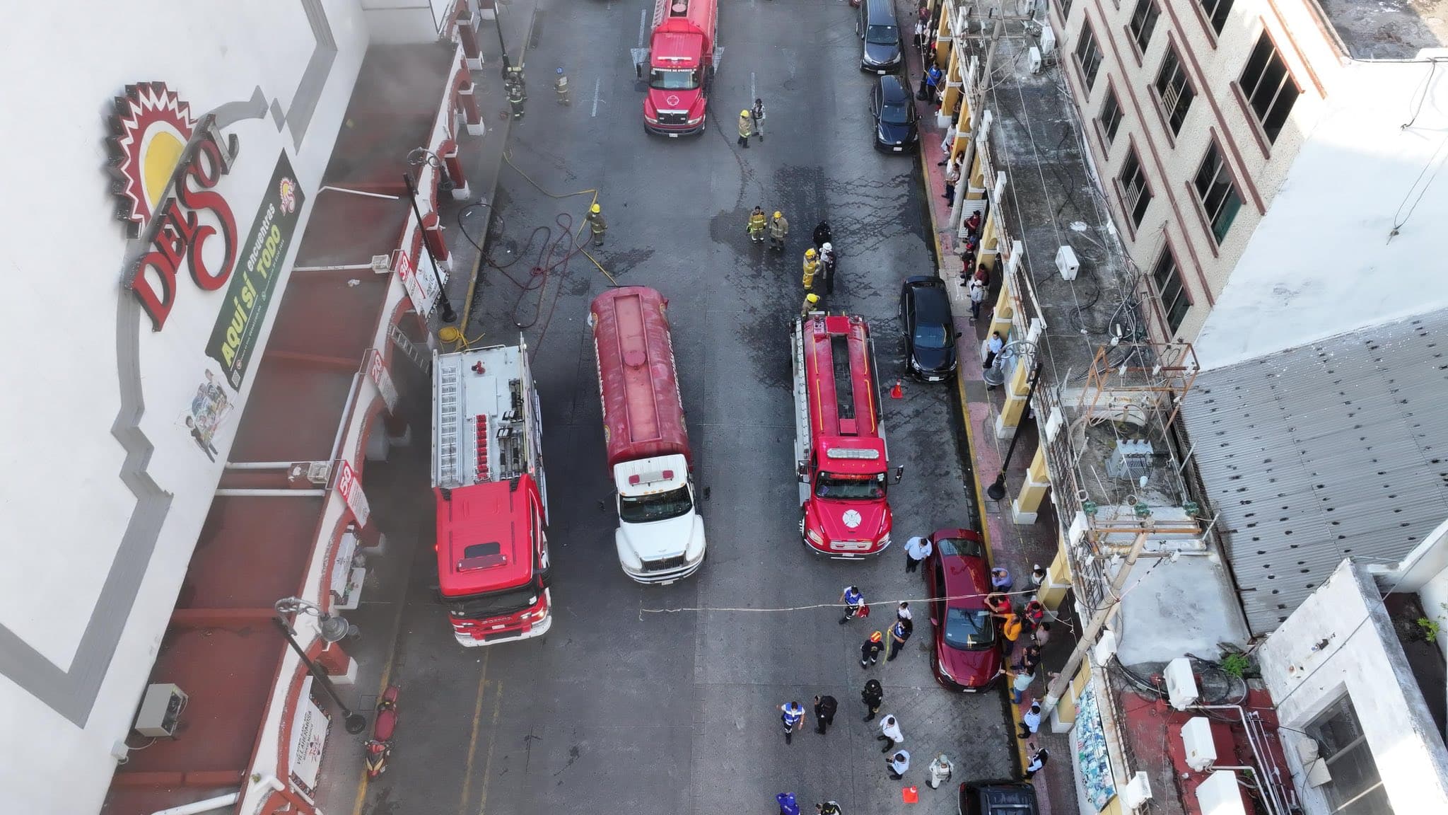 Controlan incendio en Del Sol del Centro 