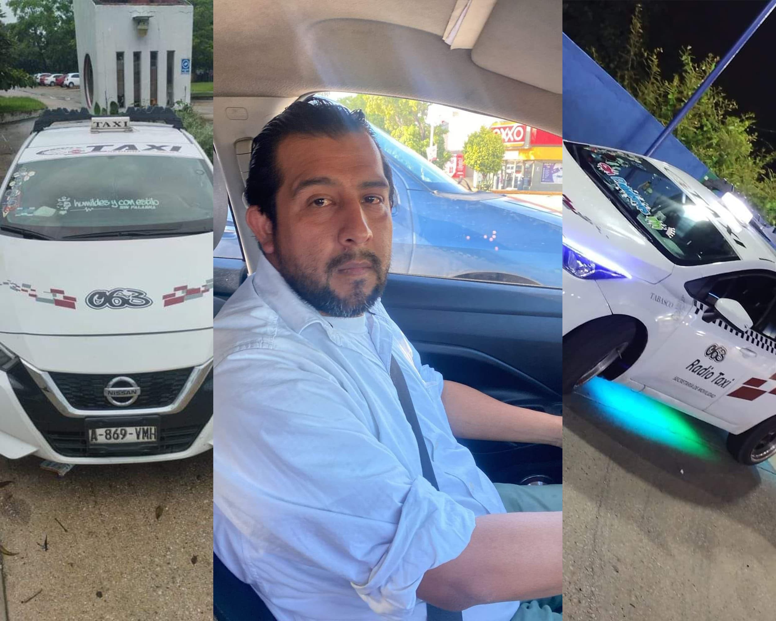 Secuestran a taxista en Tabasco