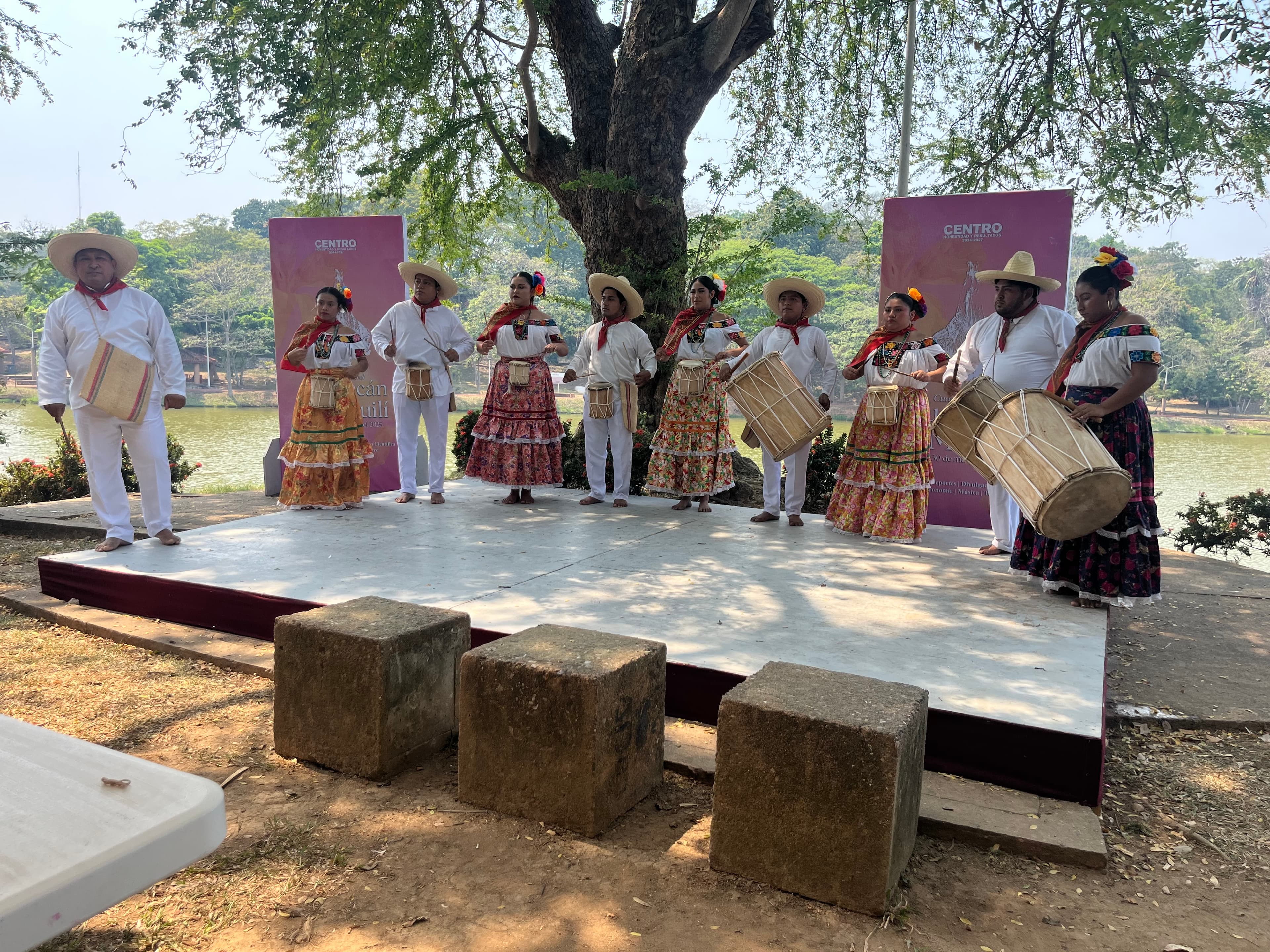 Realizan concurso de tamborileros en Parque La Pólvora 