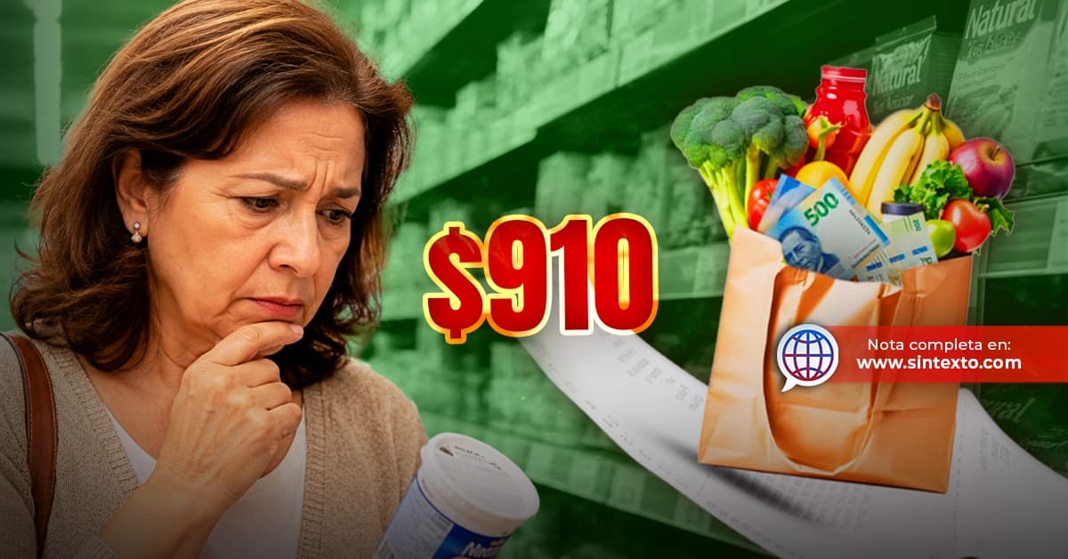Prometen precio de canasta básica en $910 pesos