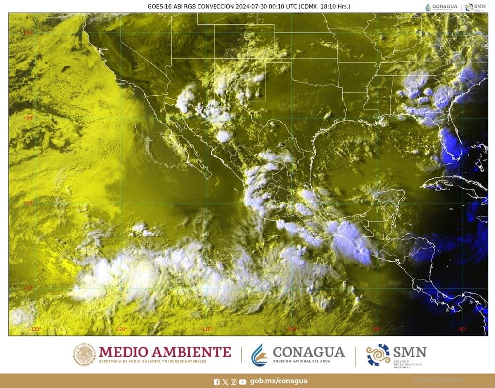 Se prevén lluvias intensas para las próximas horas en Chiapas