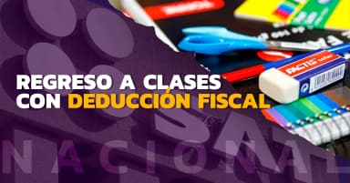 ImagenRegreso a clases con deducción fiscal
