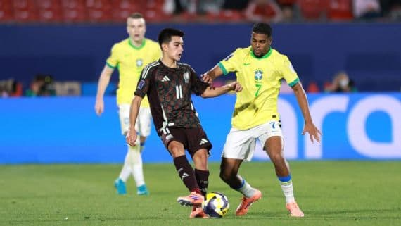 México debuta con empate ante Brasil en mundial Sub-20