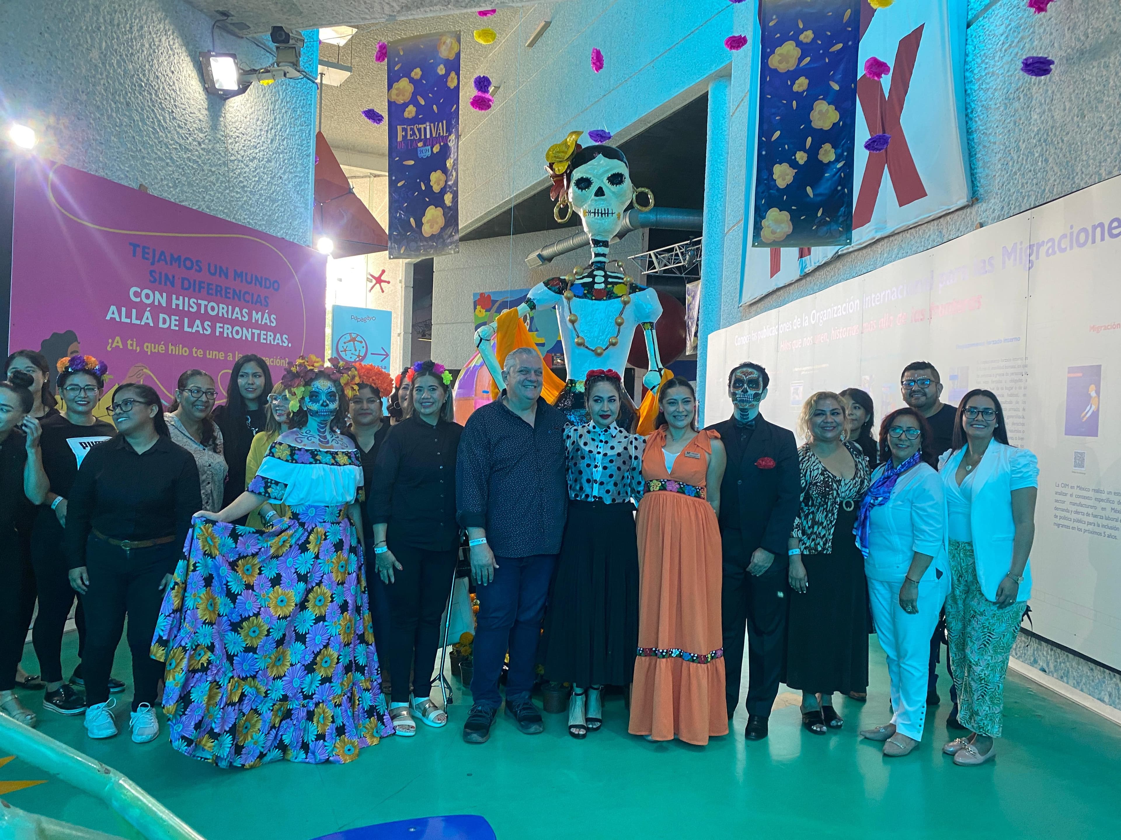 Color y tradición en el Papagayo, con Festival de Catrinas 