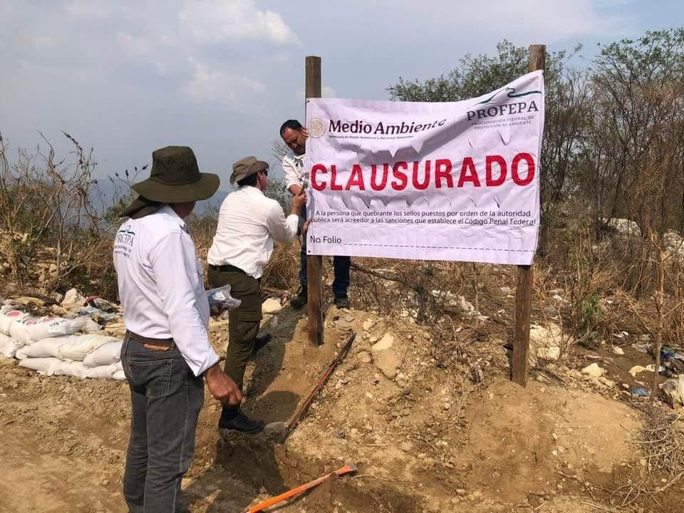  PROFEPA clausura descarga de relleno sanitario en Chiapas
