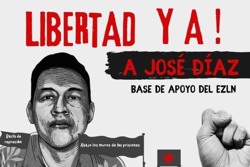 Exigen liberación de activista a favor del EZLN