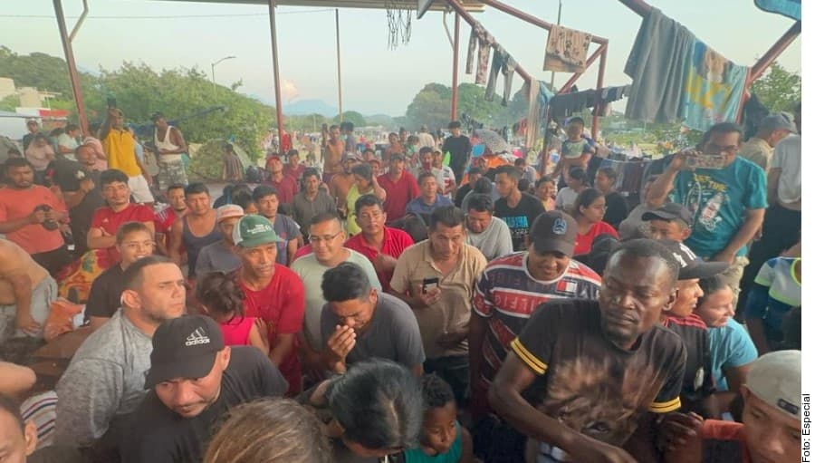Se desintegra caravana en Chiapas por promesa del INM 