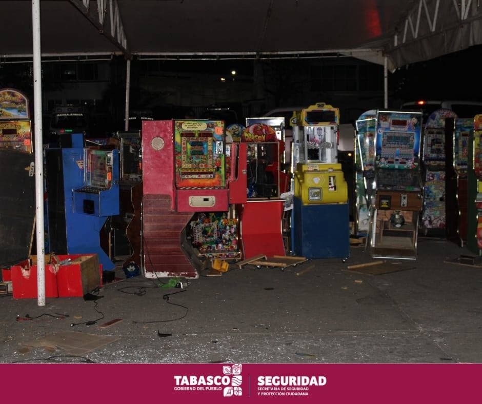 Desmantela FIRT Olmeca mini casinos ilegales en la entidad