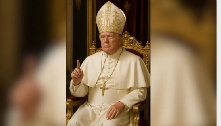 Obispos y líderes italianos critican imagen de Trump con vestimenta papal